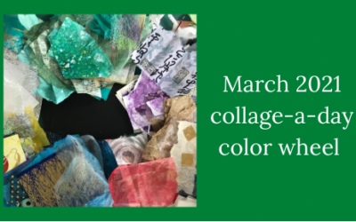 A Color Wheel of Collage Fodder
